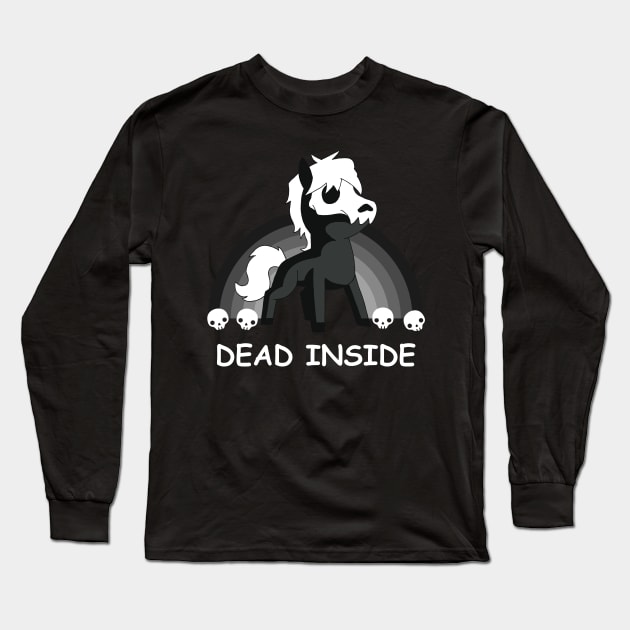 DEAD INSIDE Long Sleeve T-Shirt by Alt Normal Clothes